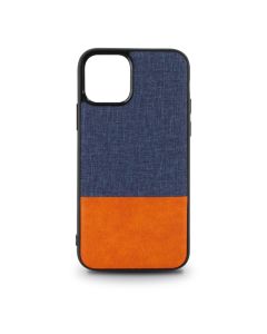 Coque Souple Bi-Matière Pour Iphone 11 - Bleue Et Orange