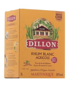 Dillon Rhum Blanc 50° - Cubi Bib Bag-In-Box 3 Litres