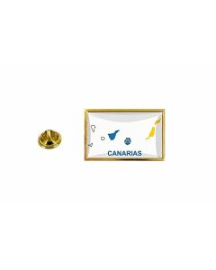Akachafactory Pins Pin Badge Pin'S Drapeau Pays Carte Espagne Province Canaries Canarias