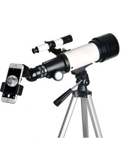 Lunette Astronomique F400 D70 Mm Haute Qualité Télescope Avec Trépied + Adaptateur Téléphone