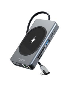 Hub Usb C 90W Ports Ethernet Audio Vidéo 4K Charge Sans Fil 15W Xo