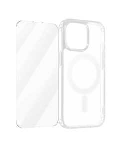 Pack Protection Pour Iphone 15 Pro Coque Magsafe Film 4Smarts Transparent