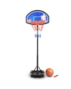 Panier De Basket Réglable En Hauteur De 1M À 2M10 (10 Positions) - Milwaukee - Avec Ballon Et Pompe