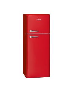 Réfrigérateur Et Congélateur 208L Retro Rouge Dtr 353.1 Rouge