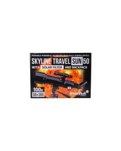 Levenhuk Skyline Travel Sun 50 Réfracteur 135X Noir, Argent