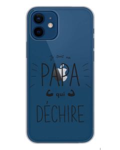 Coque En Silicone Imprimée Compatible Apple Iphone 12 Papa Qui Déchire