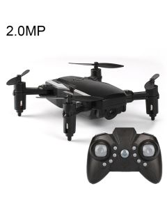 Drone Caméra Android Ios Quadricoptère Wifi Pliable 2.0 Mp Télécommande Mode Maintien Altitude Noir