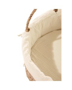 Couffin Palm Moses Basket Naturel