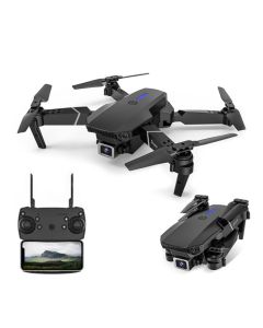 Drone Pliable 4K Dual Camera Commande À Distance Quadricoptère Rc Autonomie 15 Min Control App - Batterie 1 Batterie