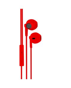 Ecouteurs Intra Auriculaire Avec Micro 1,2 M - Rouge