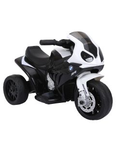Moto Electrique Bmw S1000, 25W Pour Enfant, 3 Roues, Système Audio Et Phares Fonctionnels Couleur:Noir