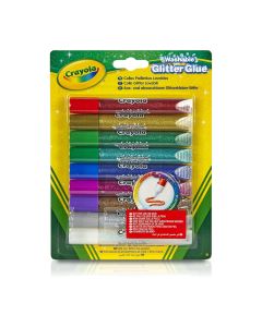 Crayola - 9 Colles Pailletées Lavables