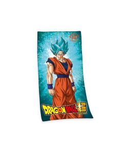Dragon Ball Super - Serviette De Bain Super Saiyan God Super Saiyan Son Goku 150 X 75 Cm