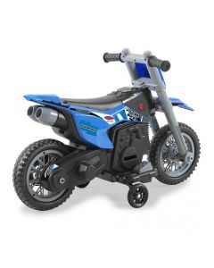 Ride-On Moto Power Bike Blu 6V
