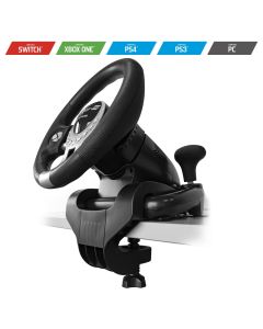 Pack Volant Race Wheel Pro 2 Avec Levier De Vitesse + Pédalier Pour Ps4 / Ps3 / Xbox One / Switch / Pc