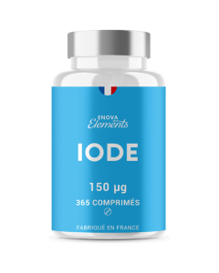 Iode 150 Mcg | 365 Petits Comprimés | Iode Thyroide | Fabriqué En France | Iodure De Potassium | Complement Alimentaire