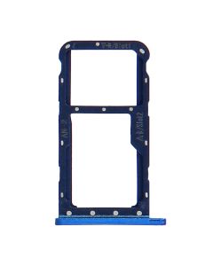 Tiroir Carte Nano Sim + Micro-Sd Huawei P20 Lite Adaptateur Remplacement - Bleu