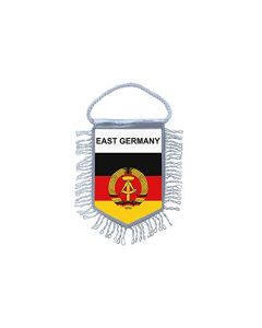 Akachafactory Fanion Mini Drapeau Pays Voiture Decoration Allemagne De L'Est Rda Ddr