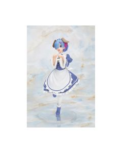 Re:Zero Starting Life In Another World - Statuette Rem Memory Snow Puppy Ver. Renewal Edition