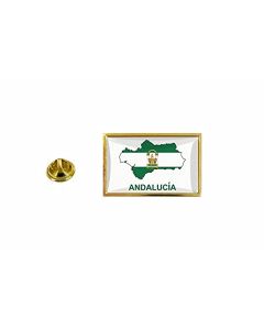 Akachafactory Pins Pin Badge Pin'S Drapeau Pays Carte Espagne Province Andalousie Andalucia