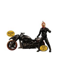 Ghost Rider - Figurine & Véhicule Sonore Et Lumineux 1/12  & Hell Cycle