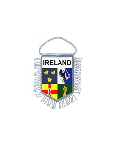 Akachafactory Fanion Mini Drapeau Pays Voiture Decoration Irlande Province Irlandais