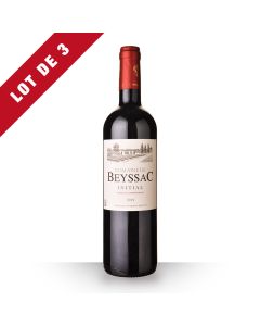 3X Domaine De Beyssac Initial Côtes Du Marmandais Rouge 2019 - 75Cl