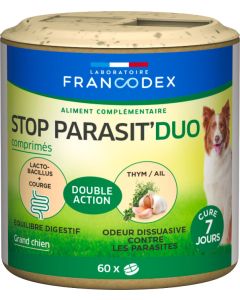 Francodex - Stop Parasit' Duo 60 Comprimã©S - Grand Chien