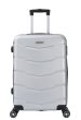 Valise Grand Format 4 Roues Double 75Cm Abs Rigide Gris Silver - Wall - Superfly